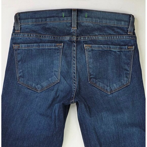 J Brand Size 24X34 Womens Babe Classic Flare Blue Denim 5 Pocket Low Rise Jeans - Picture 12 of 13